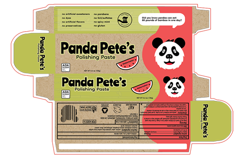 Panda Pete DieLine Panda Pete DieLine